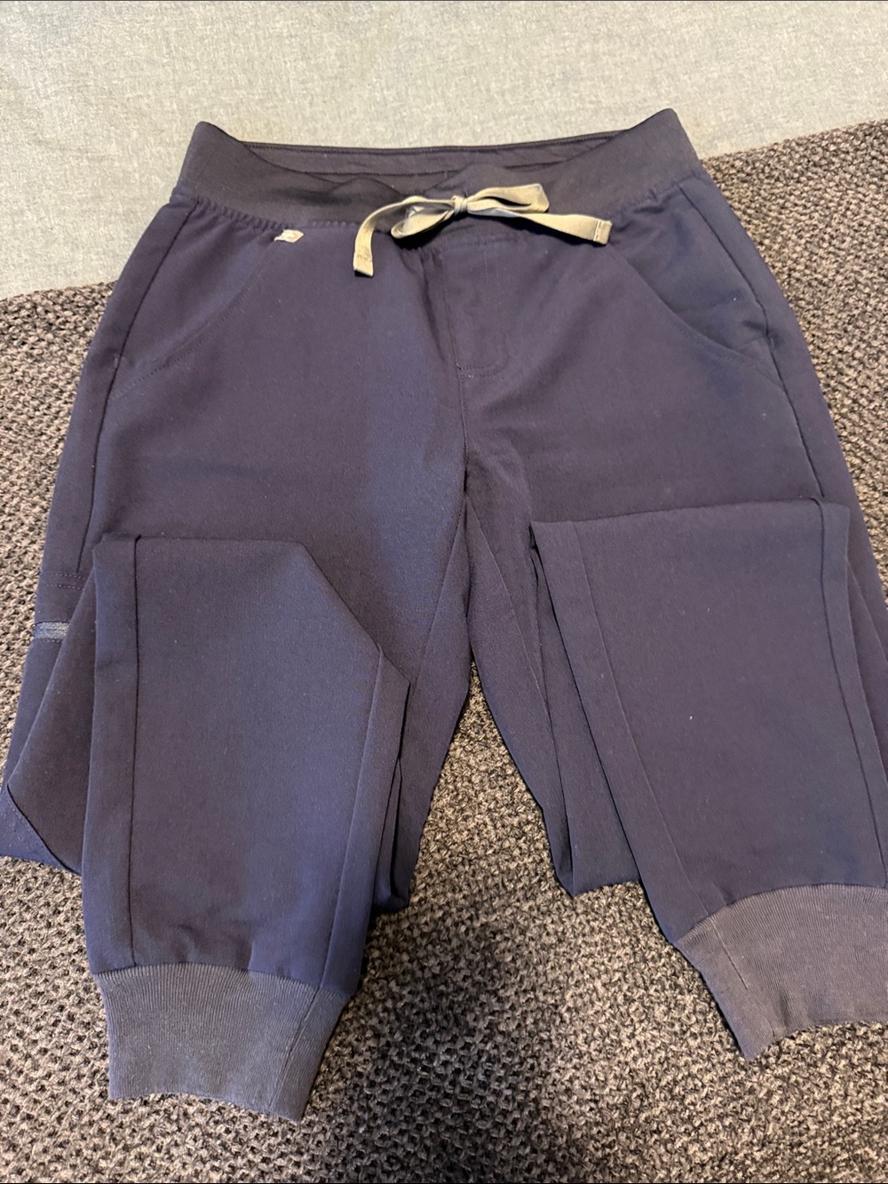 Figs Navy Joggers with Drawstring